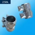 Doppelschelle 45x90 mm - Innen ⌀ 45,00mm Aussen ⌀ 49,50mm Laenge 90,00mm